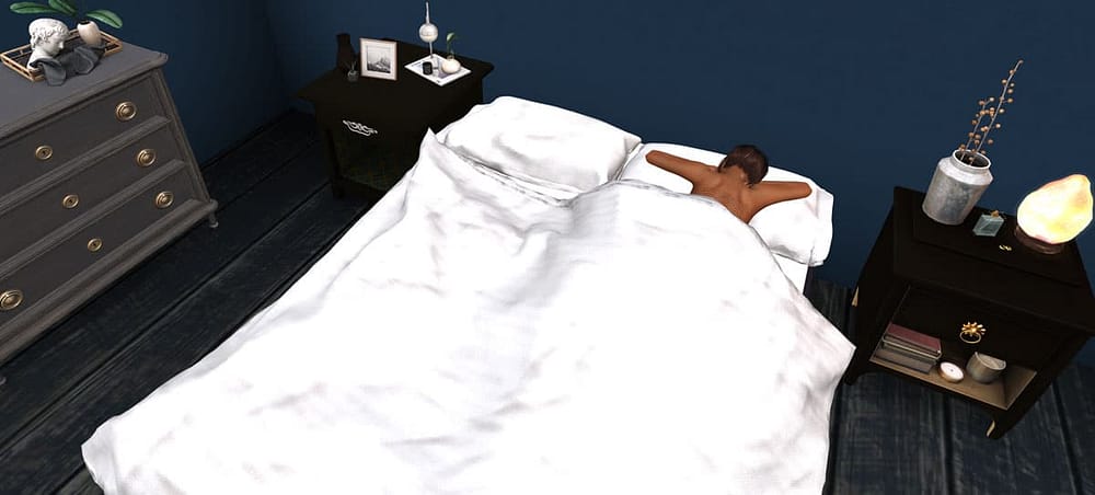 What are the best Second Life beds with 'under the covers' sleeping poses?