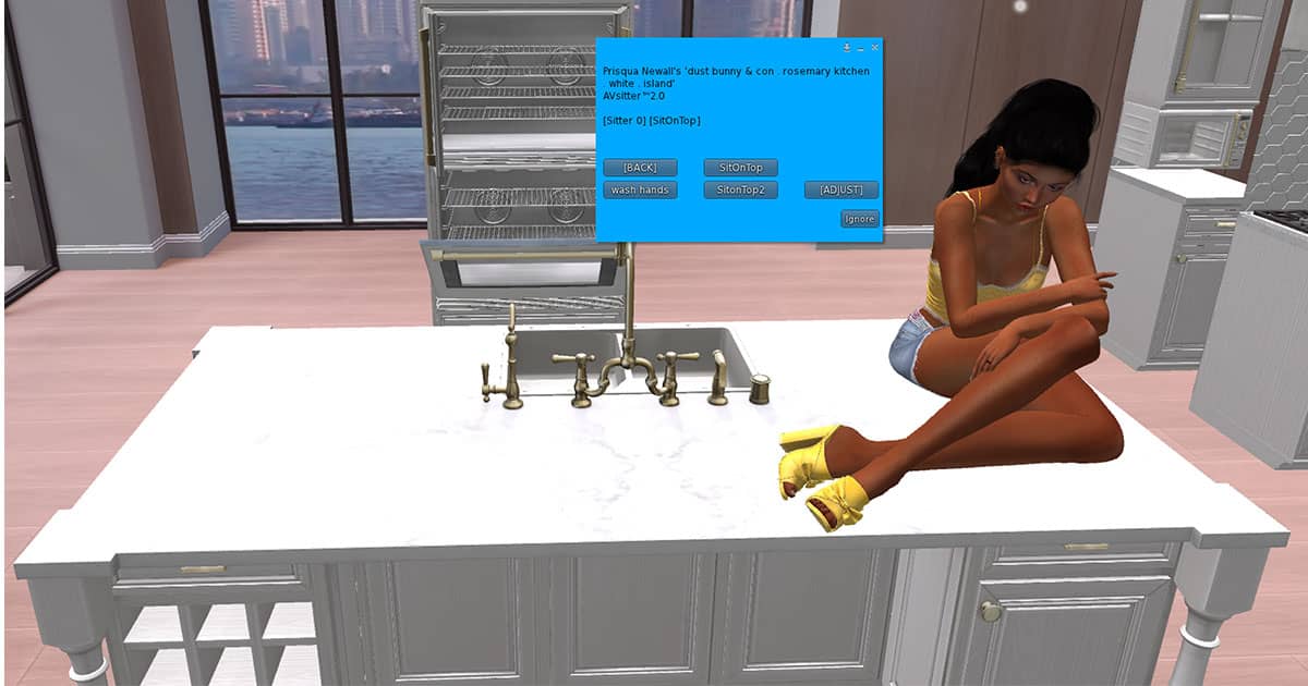 Second Life Marketplace - { Why Not?} Rannoch Kitchen Appliances (Cream )-Boxed