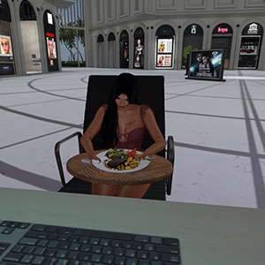 A Deep Dive into an Overpriced and Poorly Animated Gamer Desk in Second Life